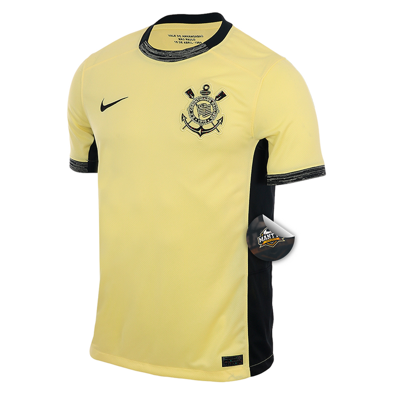 Camisa Timão Third 23/24 - Torcedor Nike Masculino - Amarelo