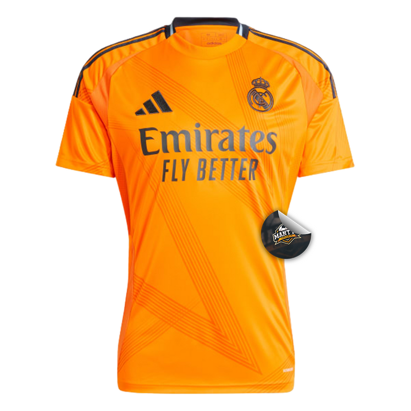 Camisa Real Madrid Away 24/25 - Torcedor Adidas Masculino - Laranja