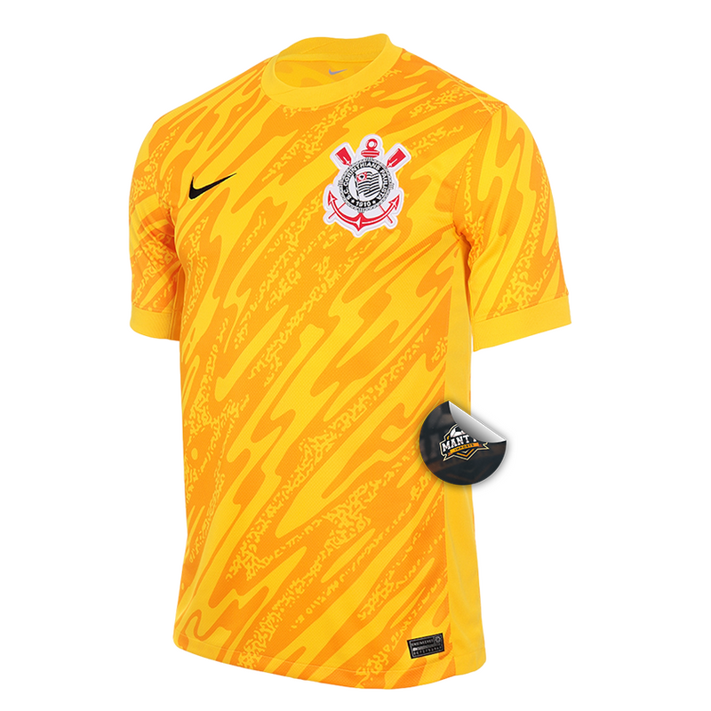 Camisa Timão Goleiro I 24/25 - Torcedor Nike Masculino - Amarelo