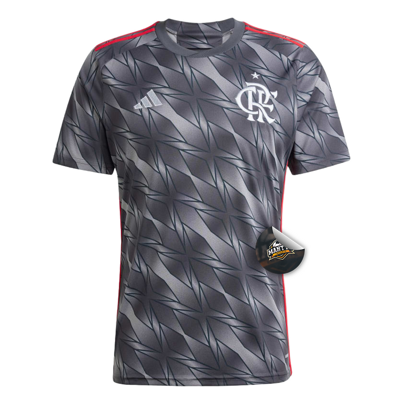 Camisa Flamengo Third 24/25 - Torcedor Adidas Masculino - Cinza