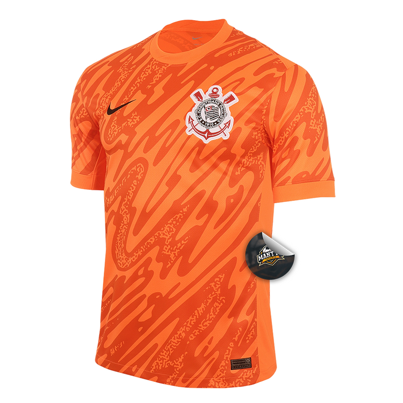 Camisa Timão Goleiro II 24/25 - Torcedor Nike Masculino - Laranja