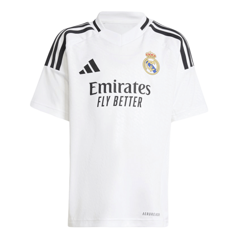 Kit Infantil Real Madrid Home 24/25 - Adidas - Branco