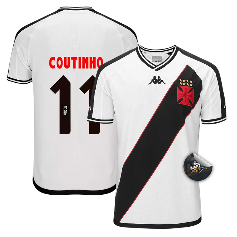 Camisa Vasco Away 24/25 + Coutinho