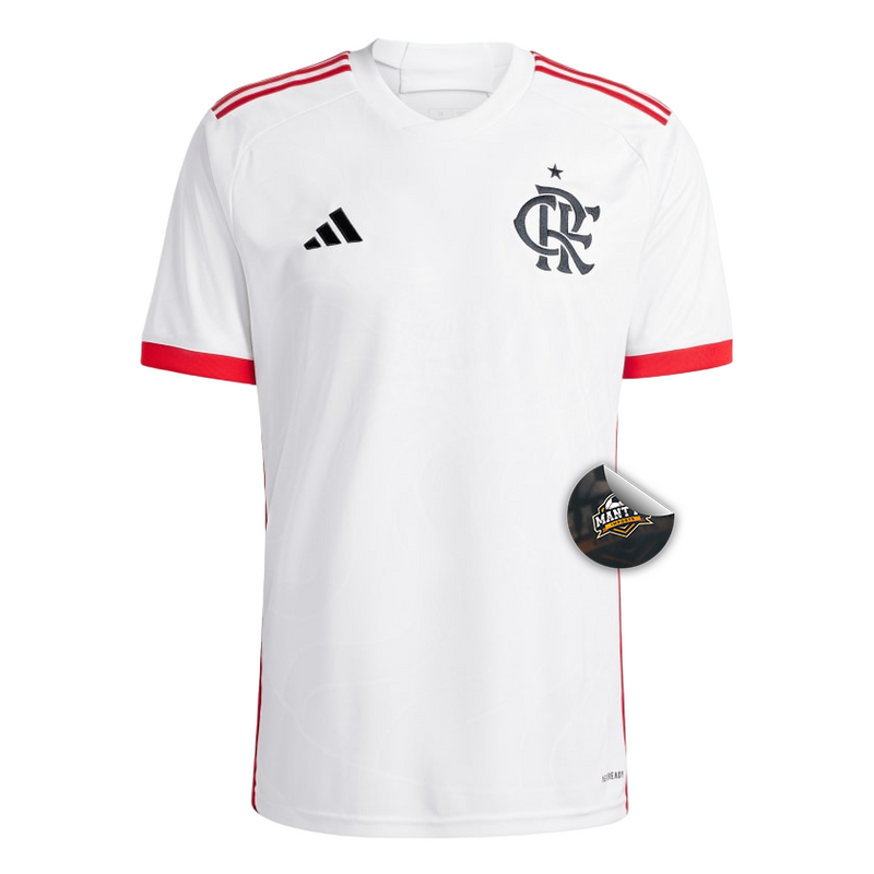 Camisa Flamengo Away 24/25 - Torcedor Adidas Masculino - Branco