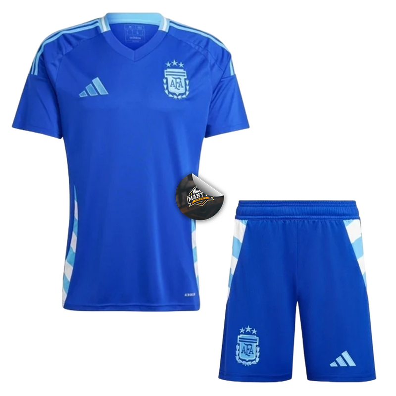 Kit Infantil Argentina Away 24/25 - Adidas - Roxo