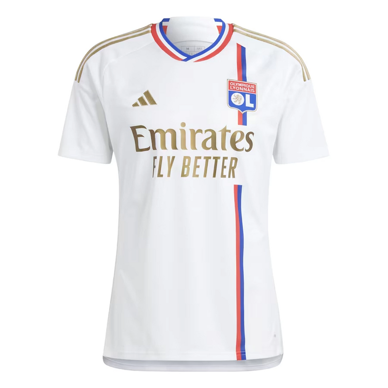 Camisa Lyon Home 23/24 - Torcedor Adidas Masculino