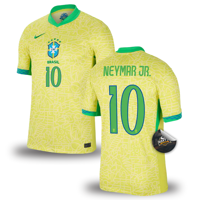 Camisa Brasil Home 2024/25 + Neymar Jr.